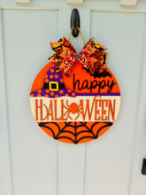 Load image into Gallery viewer, Happy Halloween Door Sign