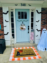 Load image into Gallery viewer, Pink Happy Halloween Door Sign