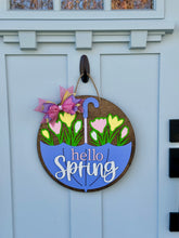 Load image into Gallery viewer, Hello Spring Umbrella Door Hanger