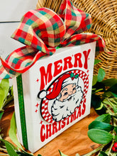 Load image into Gallery viewer, Merry Christmas Santa Block