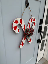 Load image into Gallery viewer, Candy Cane Door Hanger