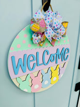 Load image into Gallery viewer, Welcome Easter Door Hanger