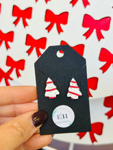 Load image into Gallery viewer, Christmas Tree Cake Earrings