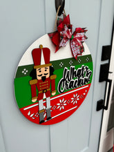 Load image into Gallery viewer, What's Crackin' Nutcracker Door Hanger