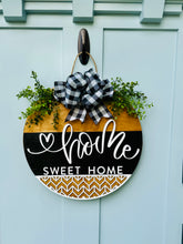 Load image into Gallery viewer, Home Sweet Home Door Sign
