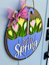 Load image into Gallery viewer, Hello Spring Umbrella Door Hanger