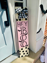 Load image into Gallery viewer, Hey Boo Pink Porch Sign