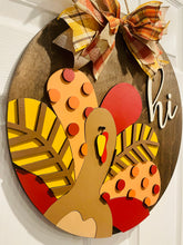 Load image into Gallery viewer, Hi Turkey Door Sign