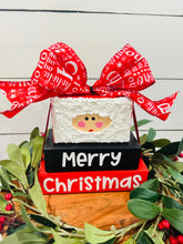 Load image into Gallery viewer, Stacked Santa Block Set