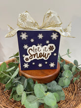 Load image into Gallery viewer, Let it Snow 3D Block