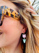 Load image into Gallery viewer, Tulip Dangle Earrings