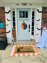 Load image into Gallery viewer, Trick or Treat Candy Corn Door Sign