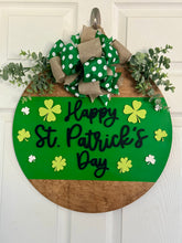 Load image into Gallery viewer, Happy St. Patrick’s Day Door Sign