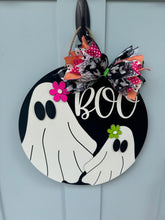 Load image into Gallery viewer, Retro Ghost Door Sign