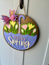 Load image into Gallery viewer, Hello Spring Umbrella Door Hanger