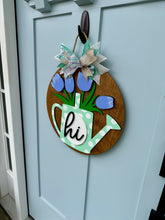 Load image into Gallery viewer, Hi Watering Can Door Hanger