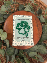 Load image into Gallery viewer, Acrylic Shamrock Paper Clip or bookmark – Teacher Gift