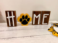 Load image into Gallery viewer, Tiger Paw Print "O" Piece