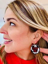 Load image into Gallery viewer, City Soccer Ball Dangle Earrings