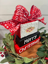 Load image into Gallery viewer, Stacked Santa Block Set