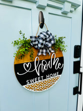 Load image into Gallery viewer, Home Sweet Home Door Sign