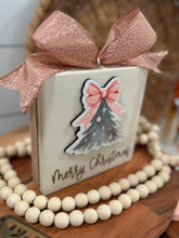 Load image into Gallery viewer, Merry Christmas 3D Christmas Tree Block