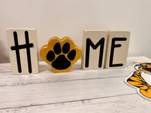 Load image into Gallery viewer, Tiger Paw Print "O" Piece