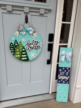 Load image into Gallery viewer, Hello Winter Door Hanger