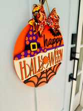 Load image into Gallery viewer, Happy Halloween Door Sign