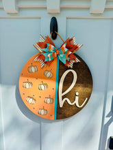 Load image into Gallery viewer, Hi Fall Door Sign