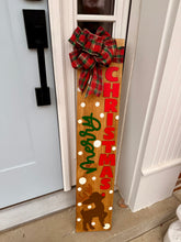 Load image into Gallery viewer, Merry Christmas Rudolph Porch Sign
