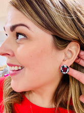 Load image into Gallery viewer, City Soccer Ball Stud Earrings