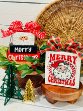 Load image into Gallery viewer, Merry Christmas Santa Block