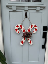 Load image into Gallery viewer, Candy Cane Door Hanger