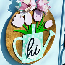 Load image into Gallery viewer, Hi Watering Can Door Hanger