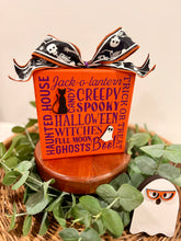 Load image into Gallery viewer, Halloween Words Block