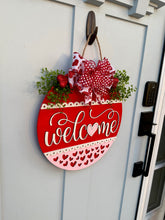Load image into Gallery viewer, Welcome Valentine’s Door Hanger