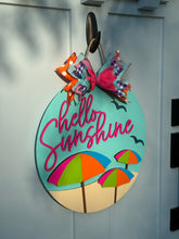 Load image into Gallery viewer, Hello Sunshine Beach Umbrella Door Hanger