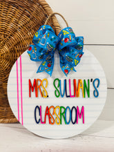 Load image into Gallery viewer, Teacher Classroom Indoor Sign