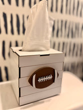 Load image into Gallery viewer, Shiplap Tissue Box Cover with Magnetic Interchangeable Holiday Decor