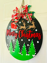 Load image into Gallery viewer, Santa’s Sleigh Door Hanger