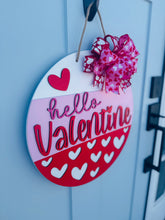 Load image into Gallery viewer, Hello Valentine Door Hanger