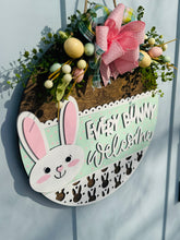 Load image into Gallery viewer, Every Bunny Welcome Door Hanger