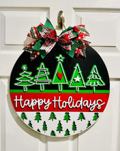 Load image into Gallery viewer, Happy Holidays Door Hanger