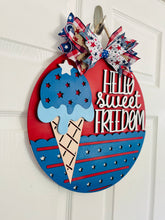 Load image into Gallery viewer, Hello Sweet Freedom Door Sign