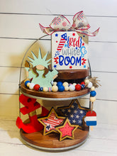 Load image into Gallery viewer, Red White and Boom Block