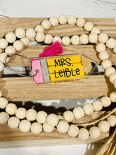 Load image into Gallery viewer, Customized Pencil Bag Tag or Key Chain