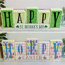 Load image into Gallery viewer, St. Patrick's Easter Reversible Block