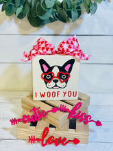 Load image into Gallery viewer, I Woof You 3D Block