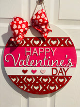 Load image into Gallery viewer, Happy Valentine's Day Door Sign